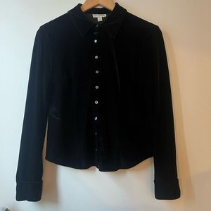 vintage ann taylor button up blouse
